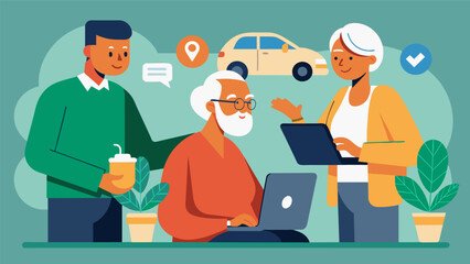 A senior tech help session offers personalized assistance and resources to help older adults learn to use ridesharing apps making
