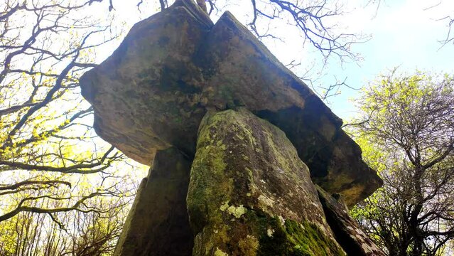 Engineering of the ancients Gaulstown Dolmen in Waterford Ireland mythology mystical historical site of the ancient world preserved in stone and time portal to the early people of Ireland
