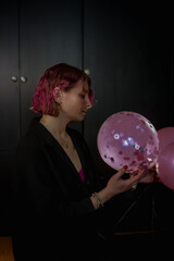 Naklejka premium person with a wand