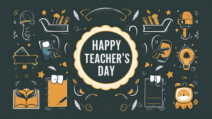 World Teacher's day template design and happy teacher's day, 7 may teacher's day, 2024 international teacher's day.