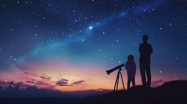 Minimalistic 3D vector art of a father and child reading a book together in a cozy living room, warm and inviting,