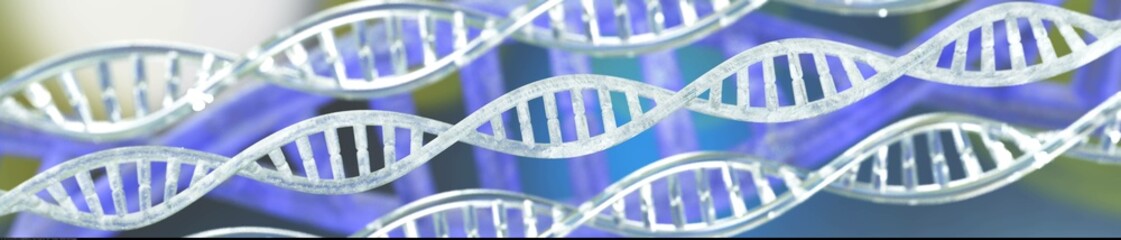 DNA, RNA helix, banner,
3d rendering - 788969149