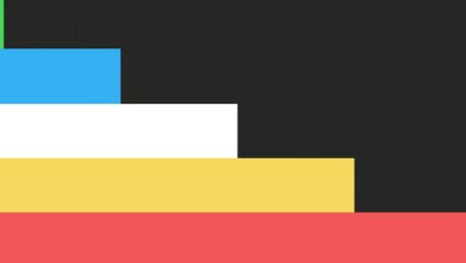 Disability Pride Month color swipe transition