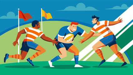 Managing a flag rugby league emphasizing a strong sense of camaraderie and sportsmanship on and off the field.
