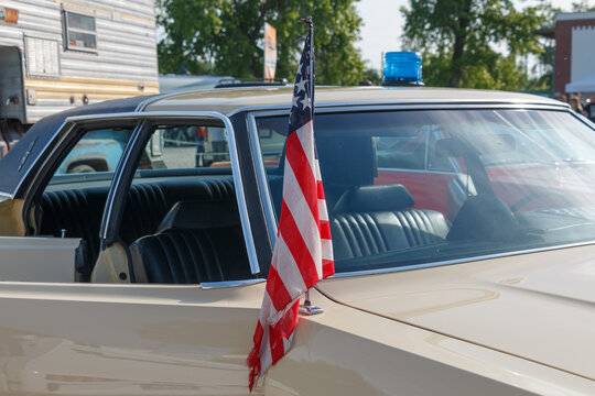American police car.