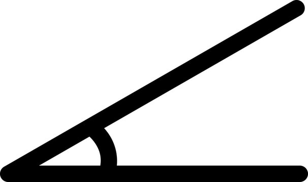 Acute angle icon