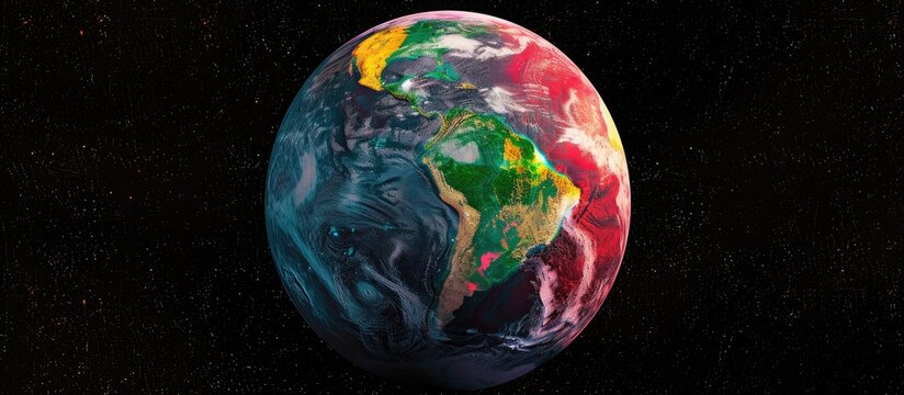 Earth from space, a mesmerizing sight on Earth Day, reminding us of the beauty and preciousness of our home planet. 🌎🚀 #EarthDayView - Powered by Adobe