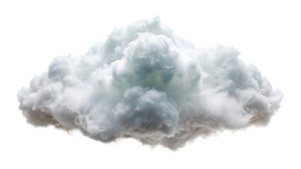 Cutout clean white cloud transparent backgrounds special effect 3d illustration