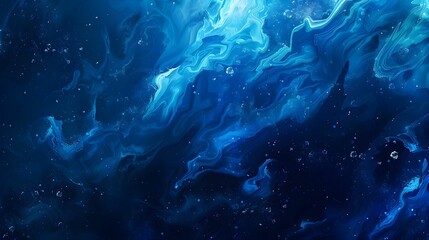 BLUE ILLUSTRATION CONCEPT BACKGROUND WALLPAPER 