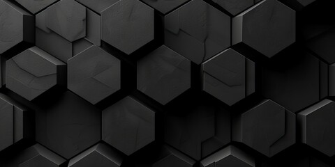 Hexagon block backdrop adds modern flair 🟫 Geometric sophistication meets contemporary design. - obrazy, fototapety, plakaty