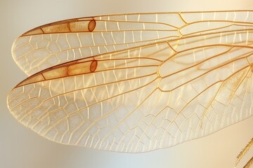 Transparent Wing Structure Close-up