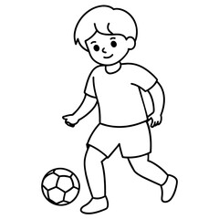          child who play football.
