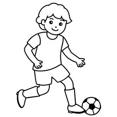          child who play football.
