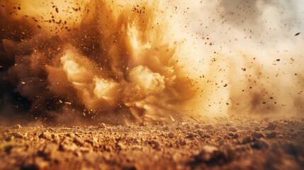 Dry Soil Dust Explosion