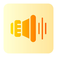 audio gradient icon