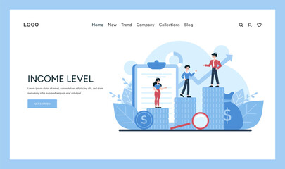 A vibrant scene illustrating financial stratification and analysis for targeted market strategies