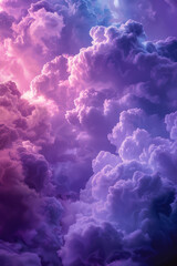 Dreamscape in the Sky: Ethereal Clouds in Vibrant Sunset Hues