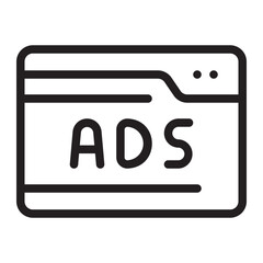 ads line icon