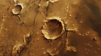 Planet Mars close up