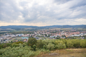 City among the mountains in Slovakia