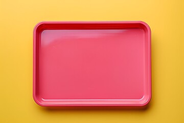Tray. Plastic empty tray on a background .