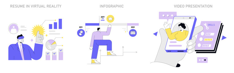Contemporary Professional Toolkit set. Vector illustration.