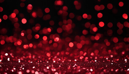 sparkle black Christmas background red dark confetti bokeh Abstract Day Valentine glistering birthday love party blur new year eve invitation ruby fancy