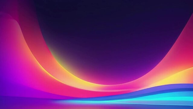 Abstract colorful light gradient background neon light scene