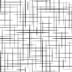 Seamless simple lines patten background white black - 789013317