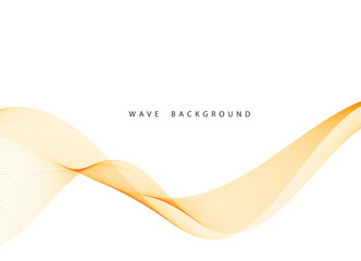 Abstract color wave lines elegant vector illustration background