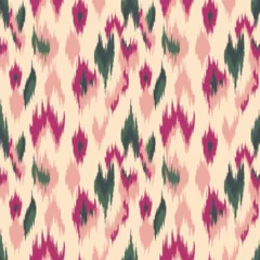Motif ethnic handmade beautiful Ikat seamles.Ikat ethnic tribal, boho colors seamless wallpaper. Ethnic Ikat abstract background art.Illustration for greeting cards, printing and other design project