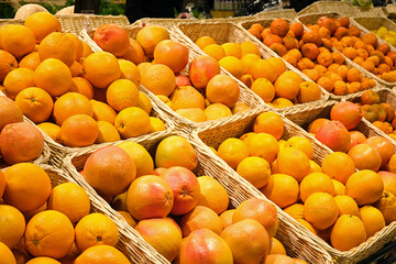 Lots of citrus fruits.