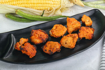 Indian cuisine - Fish Tikka barbecue