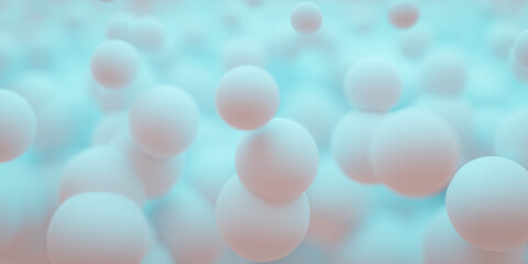 3d abstract sphere object background.3d rendering