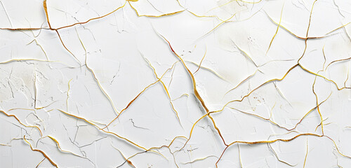 Energizing 3D white backdrop with abstract golden lines for contemporary art.