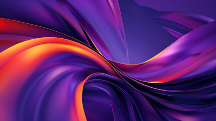 A purple and orange swirl with a black background. is very abstract and has a lot of texture. The colors are vibrant and the overall mood of the image is energetic and dynamic. circular abstraction