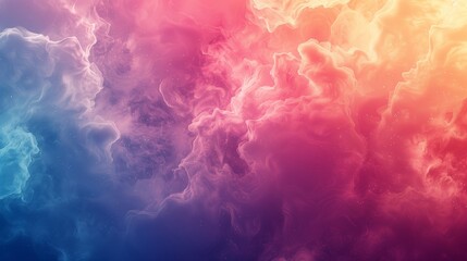 Vivid Nebula Smoke Abstract Background