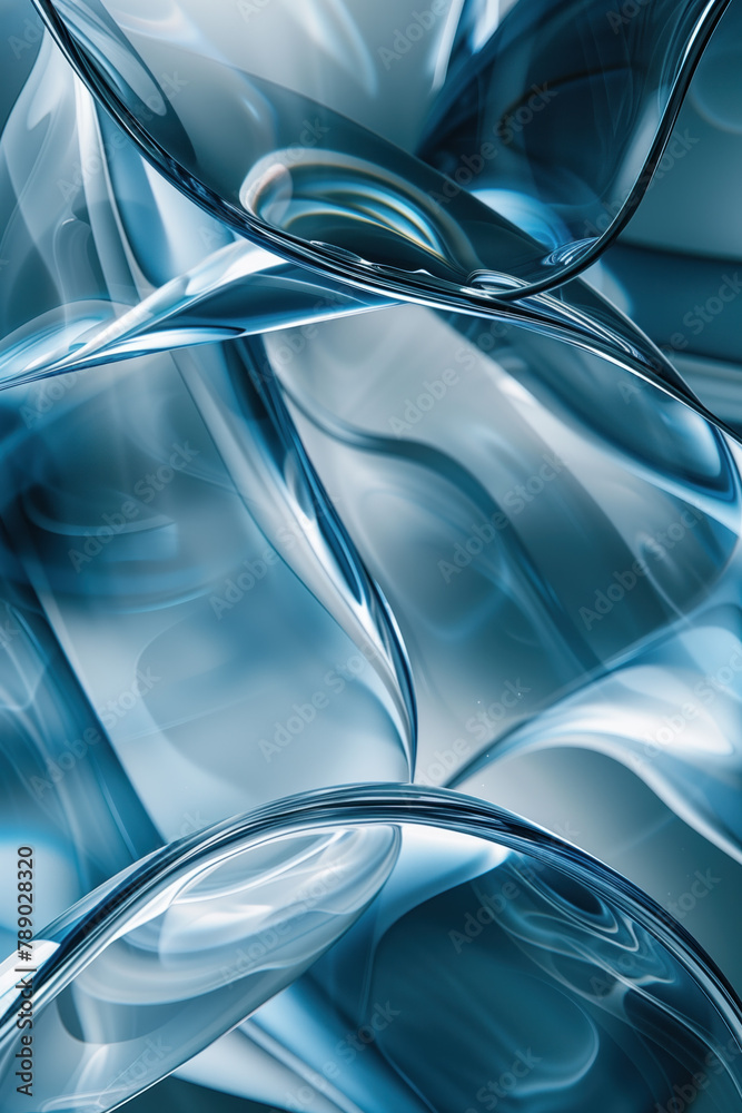 Poster abstract background with reflections and caustics. hi-tech. futuristic background image. created wit