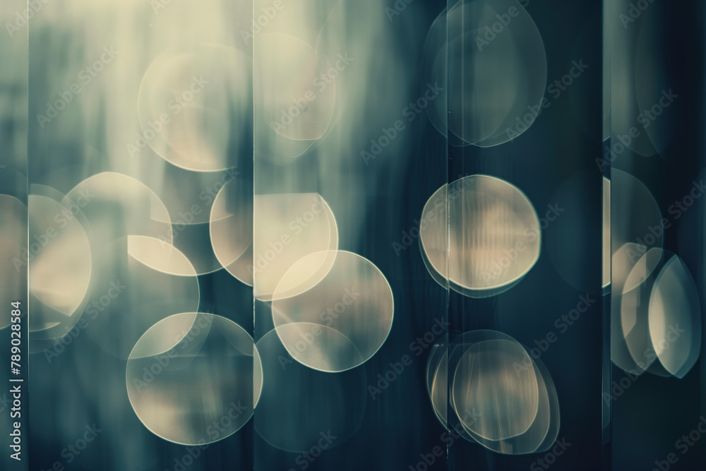 Poster Abstract background with reflections and caustics. Hi-tech. Futuristic background image. Created with Generative AI technology.