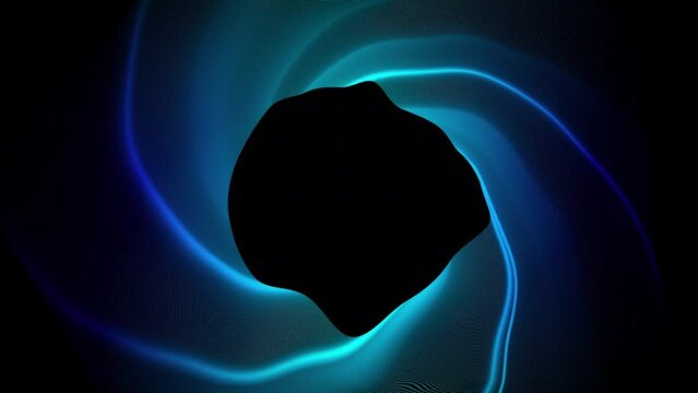 Abstract modern circle line bundle video seamless loop animation 
