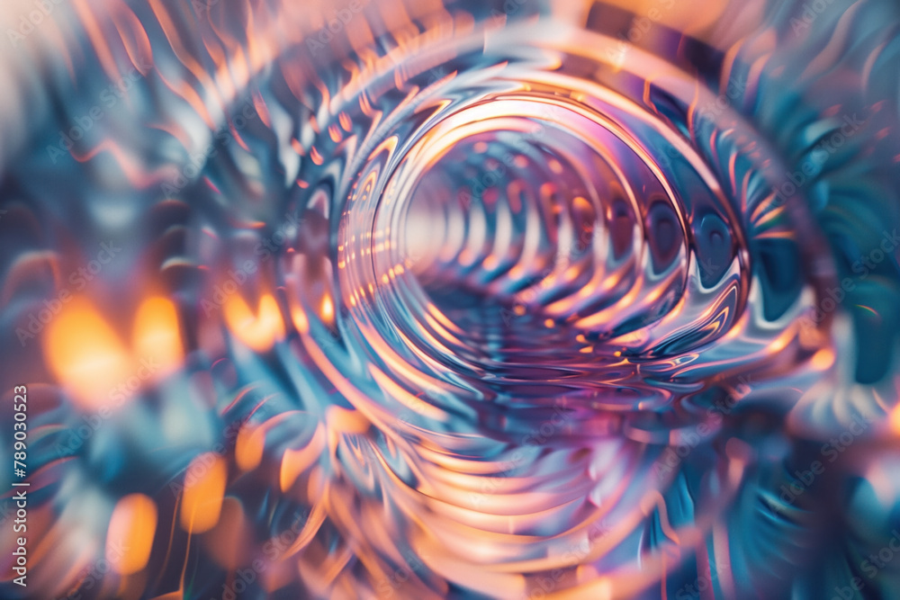 Poster abstract background with reflections and caustics. hi-tech. futuristic background image. created wit