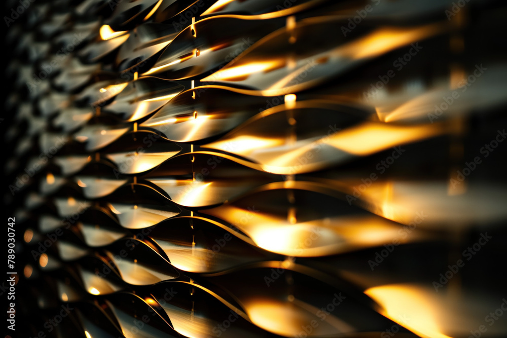 Poster abstract background with reflections and caustics. hi-tech. futuristic background image. created wit