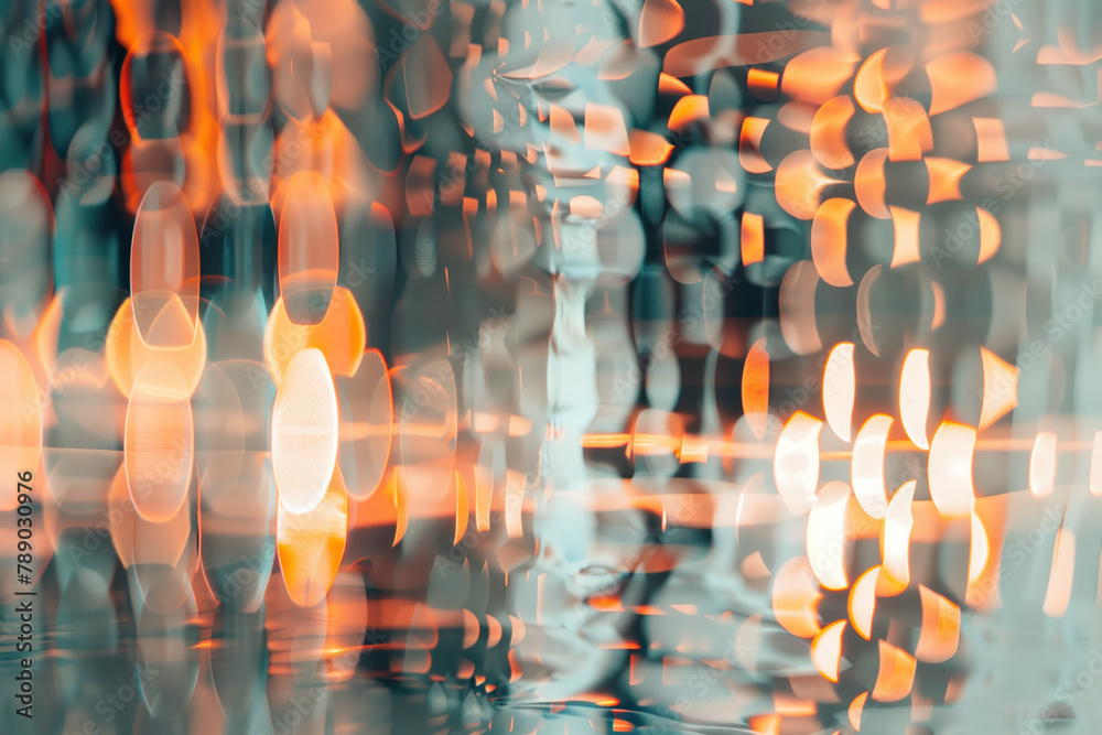 Poster abstract background with reflections and caustics. hi-tech. futuristic background image. created wit
