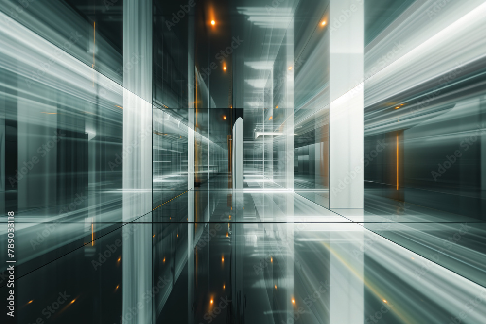 Poster abstract background with reflections and caustics. hi-tech. futuristic background image. created wit