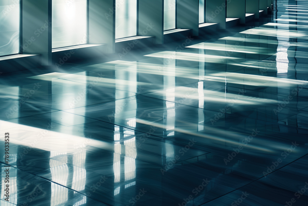 Poster abstract background with reflections and caustics. hi-tech. futuristic background image. created wit