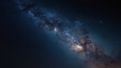 Fototapeta premium Galactic Splendor: Milky Way Night Sky