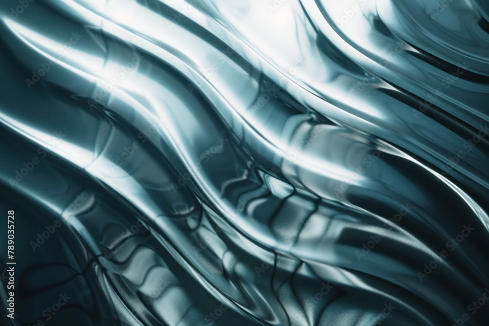 Poster abstract background with reflections and caustics. hi-tech. futuristic background image. created wit