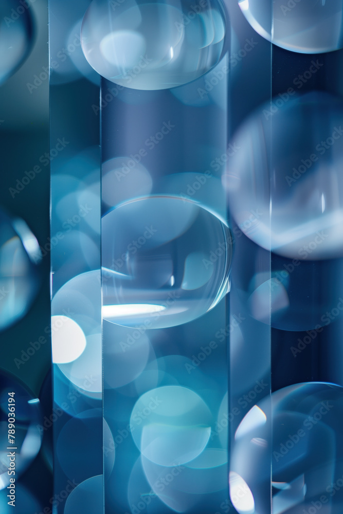 Poster abstract background with reflections and caustics. hi-tech. futuristic background image. created wit