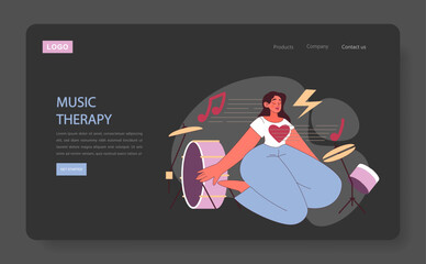 Music Therapy concept.