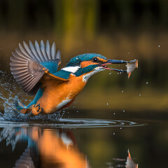 The Kingfisher Serene Dominance in the Realm of Fish